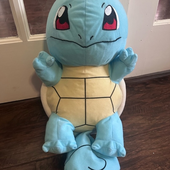Pokemon Squirtle Plush Blue Cream Toy - Picture 1 of 3